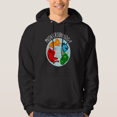 Meowcrobiology Microbiology Science Bacteriology C Hoodie