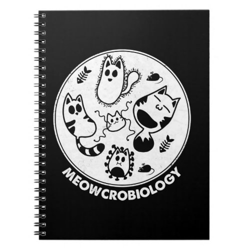 Meowcrobiology Microbiology Science Cat Lovers Notebook