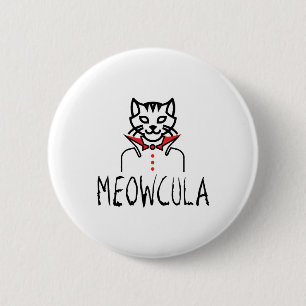Meowcula Halloween Button