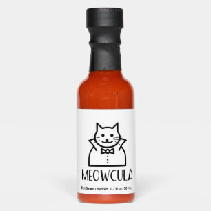 Meowcula Halloween  Hot Sauces