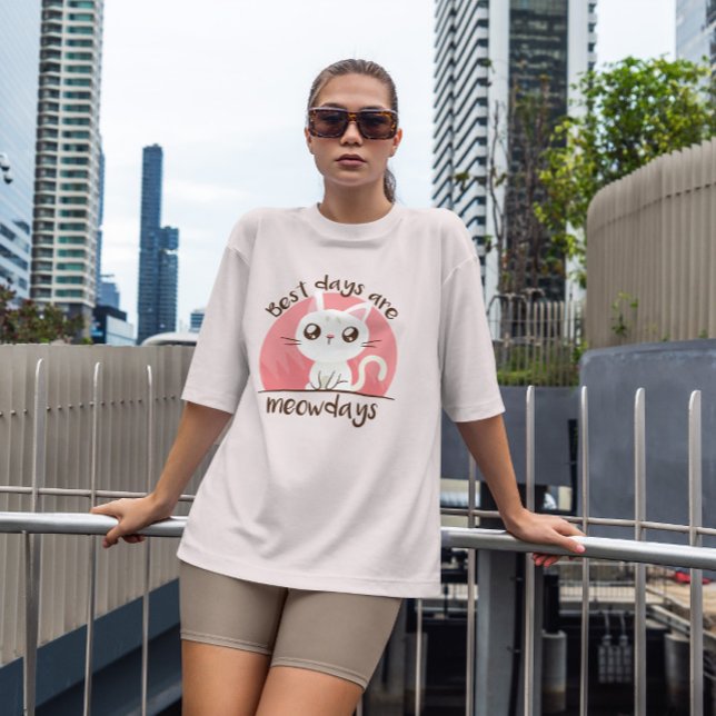 Meowdays Cat  T-Shirt (Creator Uploaded)