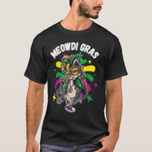 Meowdi Gras Cats Mardi Gras Neworleans St Louis Fu T-Shirt