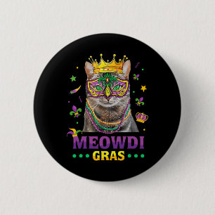 Meowdi Gras Mardi Gras Cat Lover New Orleans Louis Button