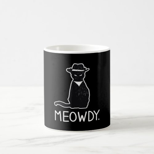 Meowdy Cat Kitten Cute Hat Coffee Mug