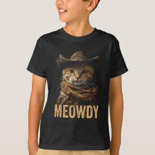 Meowdy Cat Shirt Meowdy Cowboy Cat Country Western