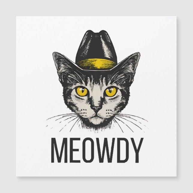 Meowdy Funny Cat (Front)