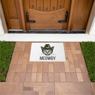 Meowdy Funny Cat Doormat