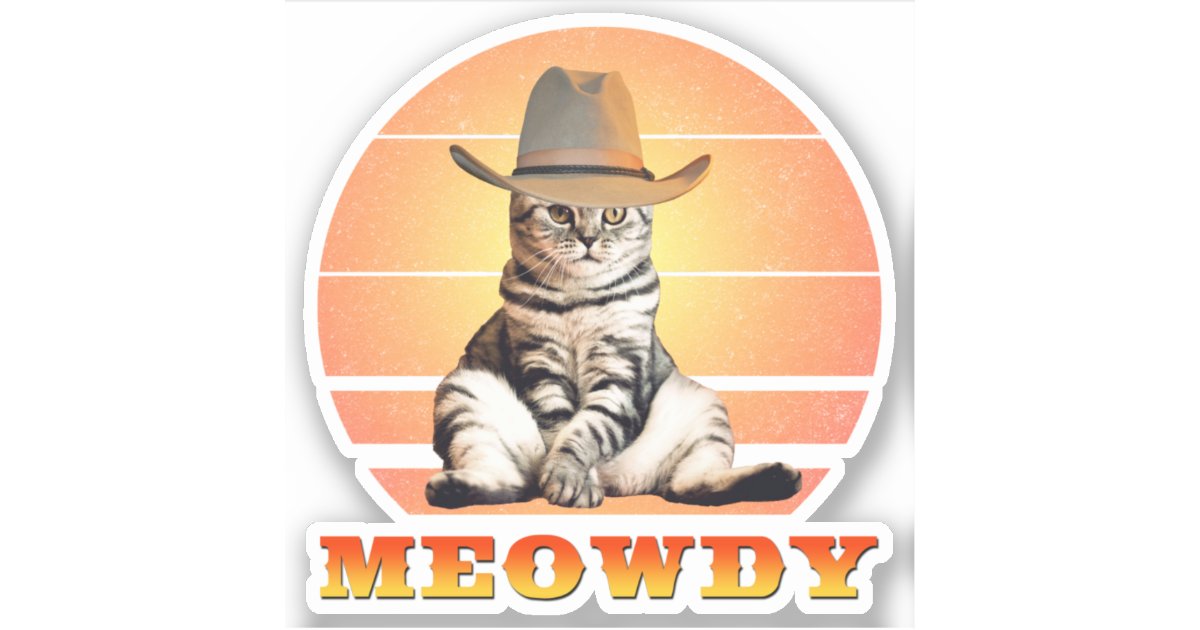 cowboy cat meowdy