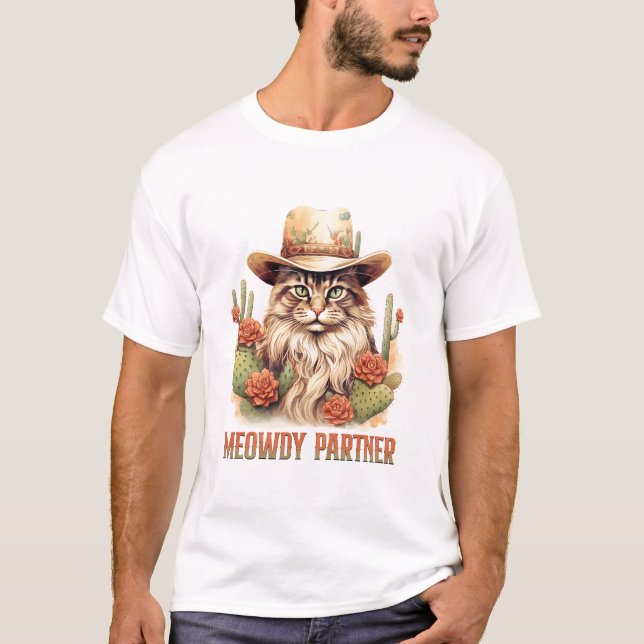 Meowdy Partner T-Shirt (Front)