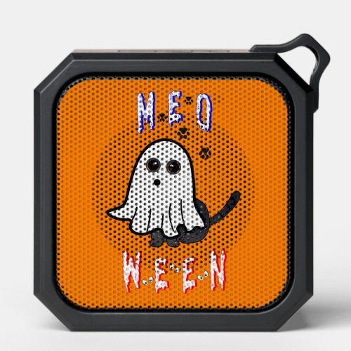 Meoween Ghost Kitten 31 Cat USA October Halloween Bluetooth Speaker