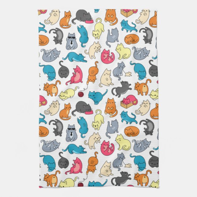 Meowers Kitchen Towel (Vertical)