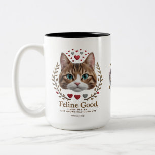 Meowgical Majesty – Feline Good Cat Mug (15 oz)