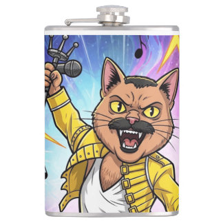 Meowhemian Rhapsody Flask