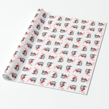 Meowie Christmas Cat Wrapping Paper by MaggieRossCats at Zazzle