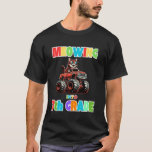 Meowing Into 7th Grade Cat Monster Truck Back To S T-Shirt