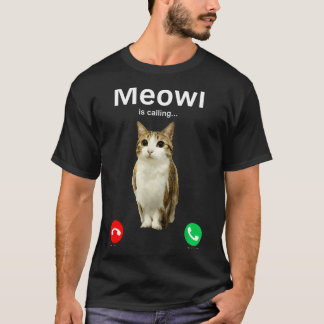 Meowl Calling Cat Owl Cursed Internet Funny T-Shirt