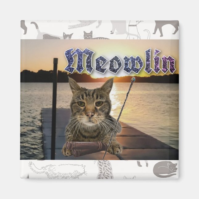 Meowlin Magnet (Front)