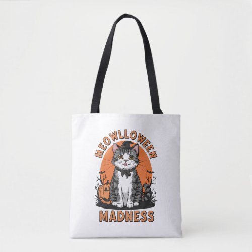 Meowlloween Madness Tote Bag