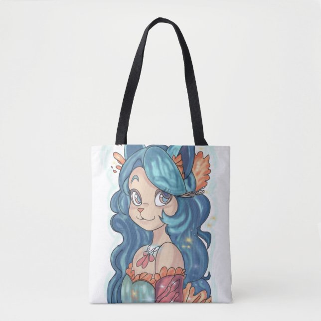 Meowmaid tote bag (Front)