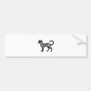 Meowmala Kamala Childless Cat Lady Harris Bumper Sticker