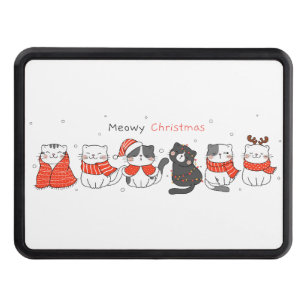 Meowmy Christmas!  Trailer Hitch Cover