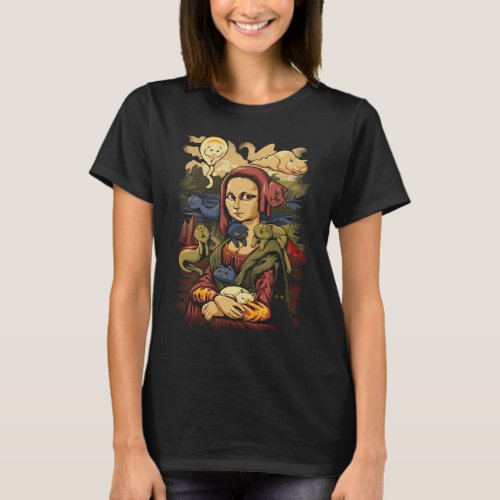 Meowna Lisa T_Shirt