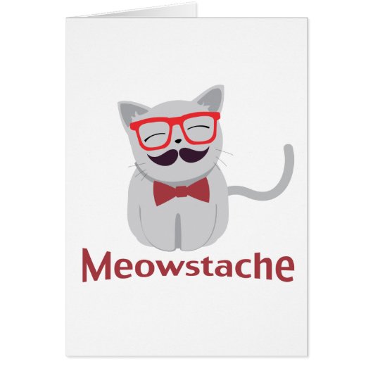 Meowstache Cards (Front)