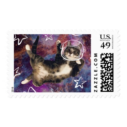 Meowstronaut Stamps