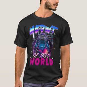 Meowt of this World cat in outer space astronaut T-Shirt