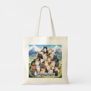 Meowtain - A Pile Of Cats Tote Bag