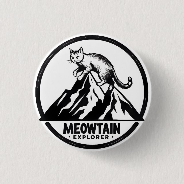 Meowtain Explorer Button (Front)