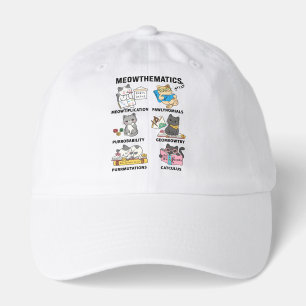 Meowthematics Funny Math Cat Puns For Math Lovers Hat
