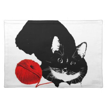 Meowu Home Collection Placemat by SolitaireMultimedia at Zazzle
