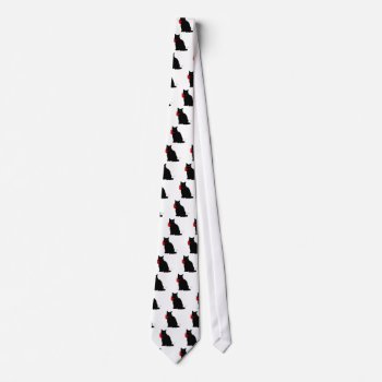 Meowu Tie by SolitaireMultimedia at Zazzle