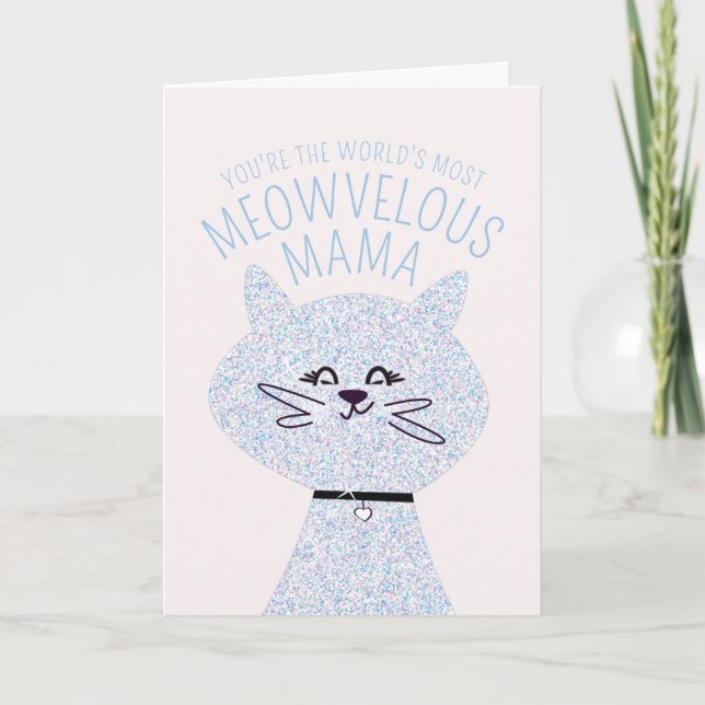 Meowvelous Mama Cat Card (Front)