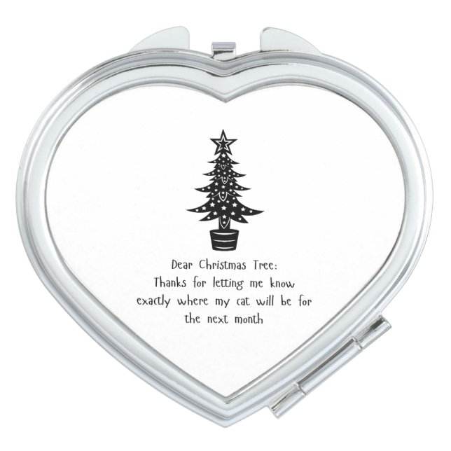 Meowy & Bright Compact Mirror  (Front)