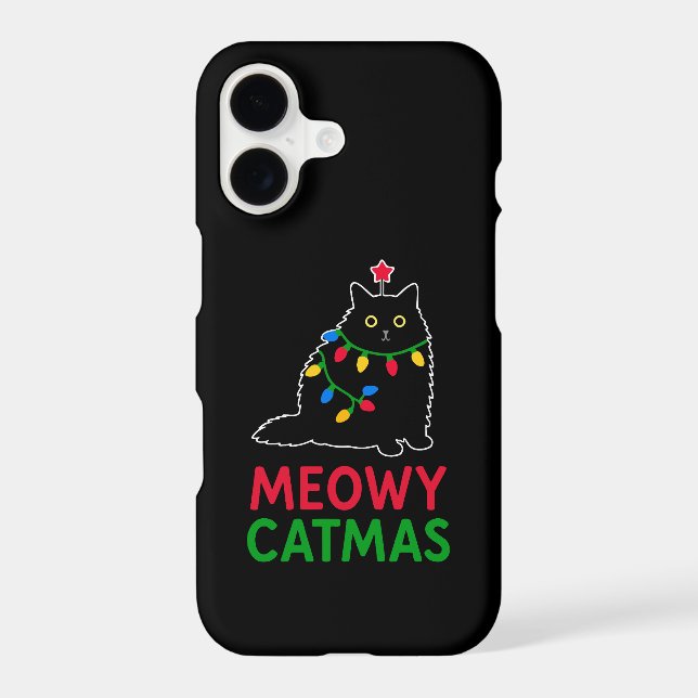 Meowy Catmas Case-Mate iPhone Case (Back)