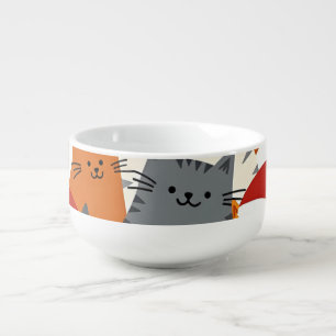 Meowy Catmas Cat Christmas Tree Xmas (4) Soup Mug