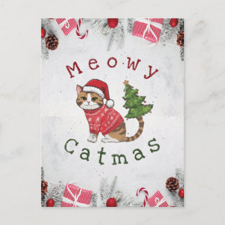 Meowy Catmas - Christmas cards - postcards