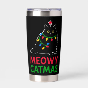 Meowy Catmas Insulated Tumbler