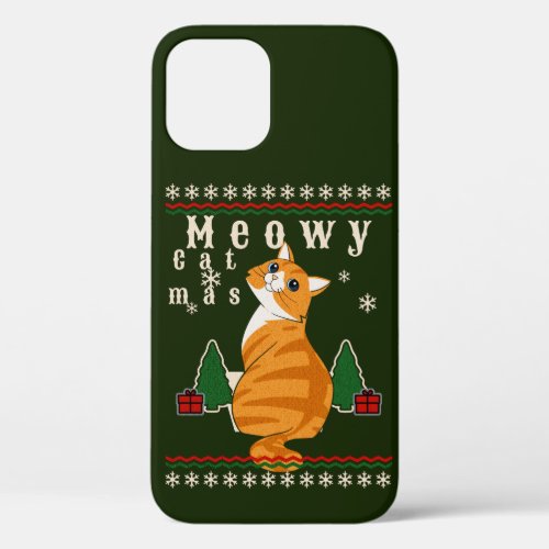 meowy catmas speck iPhone 12 pro case