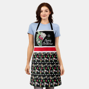 Meowy Christmas Apron