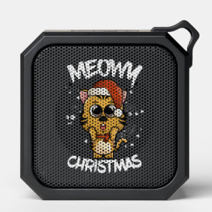 meowy christmas bluetooth speaker
