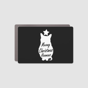 MEOWY Christmas       Car Magnet