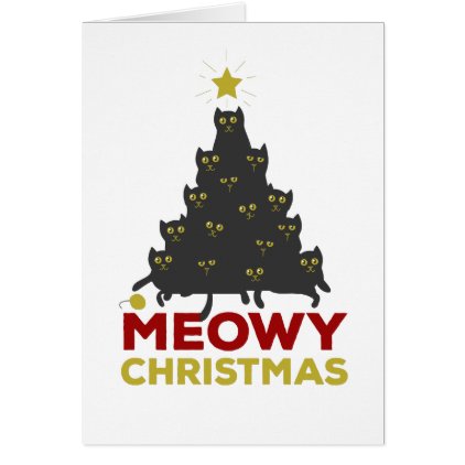 Meowy Christmas Card