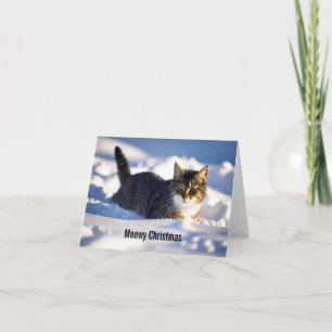 Meowy Christmas Card