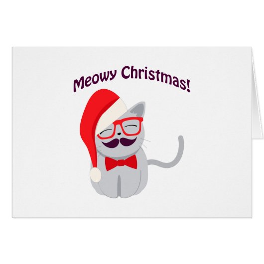 Meowy Christmas! Cards (Front Horizontal)