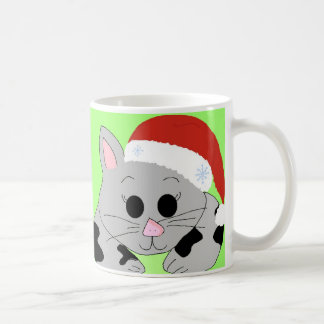Meowy Christmas Cat Coffee Mug