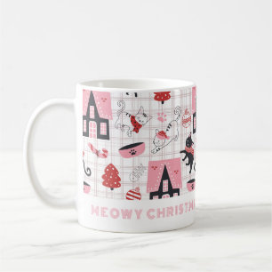 Meowy Christmas Cat Mug