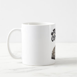 Meowy Christmas Cat Sleeping Christmas Coffee Mug